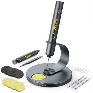 Vornixorsarlshopt1 Max Fer &Agrave; Souder Sans Fil, Chauffage Rapide En 7 Secondes (200&deg;C-450c), Arr&ecirc;t Automatique, 4 Pointes De Soudure De Pr&eacute;cision (C210), Support Pivotant &Agrave; 360&deg; - Neuf