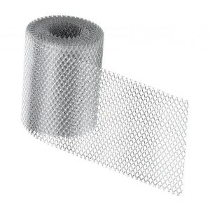 Rouleau de protection de goutti&egrave;re en aluminium, grille de 15 cm pour tuyaux, protection contre les feuilles et les d&eacute;bris et les obstructions des goutti&egrave;res. - Neuf