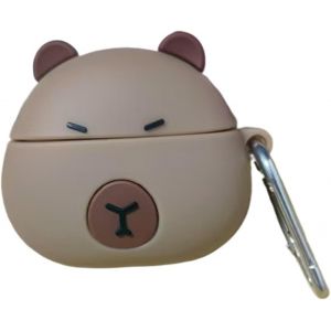 Mignon Coque AirPods 4 (2024) avec Crochet Silicone &Eacute;tui Protection,Dessin Anim&eacute; 3D Capybara Motif pour Aipods 4&egrave;me G&eacute;n&eacute;ration (USB-C) Anti-Rayures Housse - Neuf