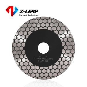 125MM - Disque De Coupe En Diamant Pour Meuleuse D'angle, 5 ''z-leap Mm, Lame De Scie Circulaire Pour Céramique, Carrelage, Porcelaine, Marbre, 125 - Neuf