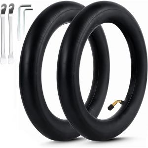 2 Inner Tubes 10 X 2.125, Inner Tube 10 Inch Inner Scooter Double Thickness Anti-Puncture Air Tube Replacement Front/Rear Wheel For Electric Scooter - Neuf