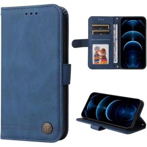 KALANKA-Cuir Coque pour Xiaomi Redmi Note 15 Pro+ Plus/POCO M8 Pro, Tr&egrave;s Mince &Eacute;tui Portefeuille [Blocage RFID] [Fentes pour Cartes] Antichoc PU/TPU Housse Protection Flip Case - Bleu - Neuf