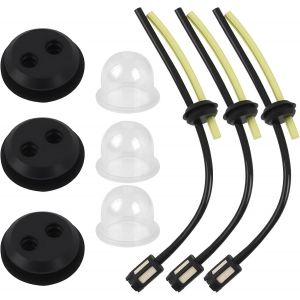 MEVRONISSHOP-3 PCS Ensembles Universel Filtre &agrave; Essence Kit, Tuyau de Carburant pour D&eacute;broussailleuse et Tron&ccedil;onneuse, Joint de R&eacute;servoir et Accessoires Carburant, pour D&eacute;broussailleuse, Tronconneuse - Neuf