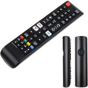 Télécommande Universelle Pour Téléviseur Samsung Avec Netflix, Prime Video Rakute Tv, Bn59-01315B Télécommande Samsung Pour Smart Tv Lcd Led Uhd Qled Uhd Hdtv 3D 4K 8K Tv - Neuf