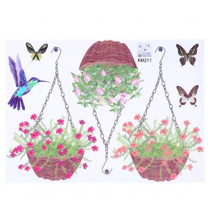 Hjlian Autocollant Mural Amovible En Pvc, Motif Dessin Anime, Decoration D'interieur Pour Chambre D'enfant - Neuf