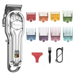 Tondeuse Cheveux Surker K9s Tondeuse Barbe &Eacute;tanche Ipx7 Argent - Neuf