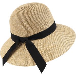 Asas-Xxl Chapeau De Paille Femme Grosse Tête Chapeau De Soleil En Paille Large Bord Chapeau De Paille Surdimensionné Uv Chapeau D'été Chapeau De Plage - Neuf