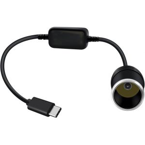 JGD-USB C M&acirc;le &agrave; 12V Allume Cigare de Voiture Cable Allume Cigare USB, pour Tachygraphe, GPS, Chien &eacute;lectronique, etc (USB C, 60cm) - Neuf