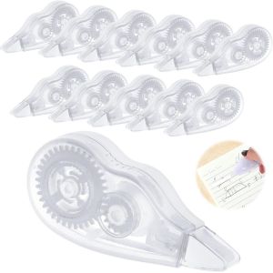 ERYI-12 Pcs Rubans Correcteurs,Mini Ruban Correcteur Bande De Correction Tape,4 M X 5 Mm Rouleaux De Correction, Ruban Correcteur, Correcteur Souris, Roller Correcteur Pour L'Ecole Et Au Bureau - Neuf