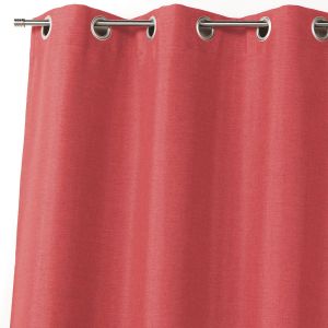 Rideau Toile Uni Aspect Naturel - Neuf