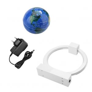Globe terrestre flottant rotatif a LED colore de 6 pouces, a levitation magnetique, prise UE 110-240 V - Neuf