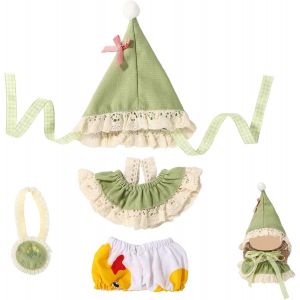 Ensemble de Vêtements pour Poupée, Comprenant Haut N?ud Papillon et Jupe Tenues Mignonnes et Accessoires pour Poupée de 17 cm - Neuf