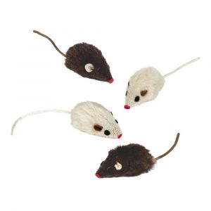 Jouet Peluche Pour Chat Souris Avec Hochet Nobby Pet - Neuf