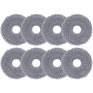 Lot De 8 Serpillères De Rechange Pour Robot Roborock Q Revo/Qrevo Maxv/Qrevo Master/Qrevo Slim/Qrevo Pro/Qrevo S/Qrevo Curv Robot[SSE7114858] - Neuf