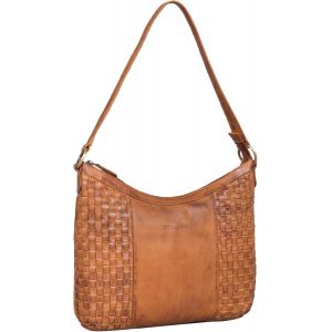 Katharina' Sac À Main Élégant En Cuir Tressé Avec Bandoulière Amovible Sac De Soirée Sac De Sortie En Cuir Véritable[H2998] - Neuf