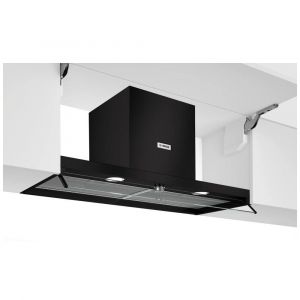 Bosch - Hotte box intégrée 90cm 620m3/h noir/verre DBB96AF60 - Neuf