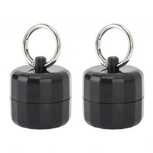 Sport Bijoux Porte-cl&eacute;s Boucle D'oreille Colliers Anneau Organisateur &Eacute;tui De Rangement 2pcs Noir Compact Pour Voyage - Neuf