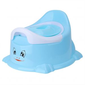 Pot De Toilette Portable Mignon De Dessin Anime Pour Bebe (Bleu) - Neuf