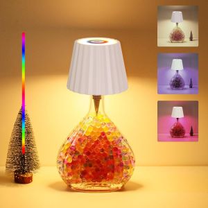 Eryi-Lampe Bouteille, Lampes De Table Sans Fil Rechargeable Par Usb, Lamp De Bouteilles Avec Trois Couleurs Et Réglage Continu De La Luminosité - Neuf