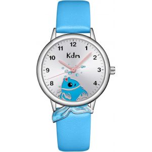 Bnhgc-Montre Enfants Fille Garcon Montre Bracelet Cuir Analogique Quartz Montres Filles Étanche Chiffres Arabes Design Mignon, Mode Cadeaux Enfant - Neuf