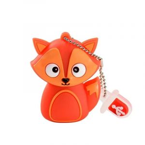 KALPZ-Nouveau Dessin Animé Usb Clé Usb 64Gb Mignon Lapin Clé 32Gb Chat U Bâton 16Gb Clé 8Gb Pingouin Clé Mémoire Stockage Externe,Fox,128 Go - Neuf