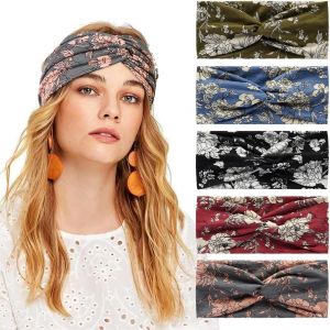 5pcs Bandeau Cheveux Femme, Bandeau Large Élastique Et Antidérapant, Bandeau Cheveux, Bandeau Cheveux De Sport, Bandeaux Mode Pour Femmes, Pour La Course, Le Yoga, Le Fitness, Fleur De Lune. - Neuf
