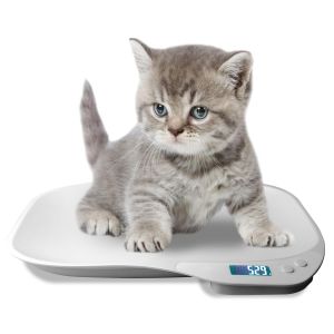 Nouvelhorizonstore-Balance Pour Petits Animaux : Balance Num&eacute;rique Pour Animaux Domestiques 15kg (&plusmn;1gramme), Balance Num&eacute;rique Lcd Pour Chats Avec 4 Modes De Pes&eacute;e (Kg/Oz/Lb/Ml), Petite Balance Num&eacute;r - Neuf