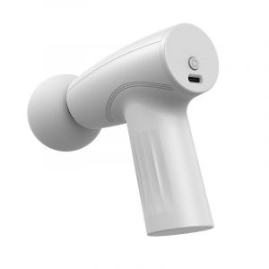 Mini Pistolet De Massage Musculaire Rose,Pistolet De Massage Portatif Pour Tissus Profonds,Pistolet De Thérapie,Pistolet De Fascia,Masseur Portatif Pour Tissus Profonds - Type White #A - Neuf