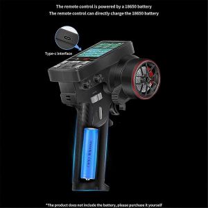 &Eacute;metteur-R&eacute;cepteur Radio 2,4 Ghz Ct-8b 8 Canaux, T&eacute;l&eacute;commande Et R&eacute;cepteur F-08a Pour Mod&egrave;le De Voiture, Bateau, Drone, Quad - Neuf