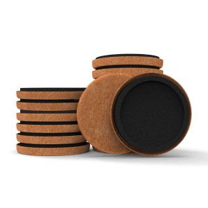 Patins pour meubles sur parquet - Lot de 16, 89 mm, en feutre et EVA, pour pieds de meubles - Neuf