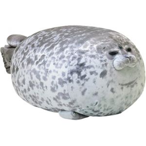 Coussin de phoque en peluche mignonne, oreiller d'oc&eacute;an peluche en peluche Poup&eacute;e mignonne Coussin de peluche pour enfants / famille / amis, 30cm / 11.81inch - Neuf