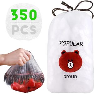 KAL-350 Pièces Reutilisable Sacs De Conservation Frais Film, Alimentaire Couvre Plat, Couvercles Alimentaires Élastiques, Fresh Keeping Bags Pour Conservation Fruits Et Légumes - Neuf