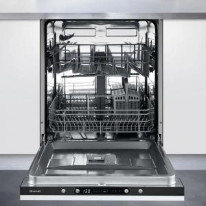 LAVE-VAISSELLE INTÉGRABLE BRANDT LVE327J - 12 COUVERTS - L60CM - 47 DB - NOIR - Neuf