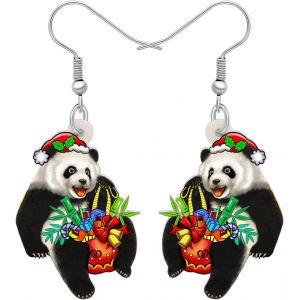 Kal-Boucles D'oreilles Pendantes En Acrylique Pour Femme - Motif Panda Mignon - Neuf