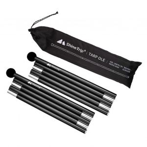 Arceaux De Support Pliables En Alliage D'aluminium Pour Tente, Abri De Plage, B&acirc;che, Auvent : Accessoires De Rechange Pour Le Camping Et La Randonn&eacute;e. - Neuf