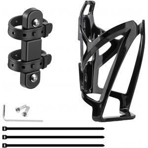 Kal-Porte-Bouteille De Vélo, En Plastique, Universel, Avec Vis, Porte-Gobelet En Pc, Léger, Durable, Pour Vélo, Vélo De Route, Vtt (Noir) - Neuf