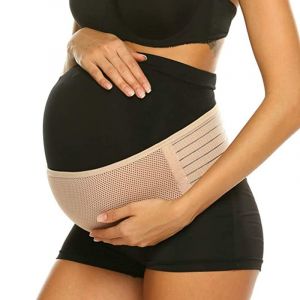 Brun Grossesse Ceinture De Maternité Ceinture De L'abdomen Et De Soutien Respirant Réglable Confortable Pour Le Dos/Le Soulagement De La Douleur Pelvienne - Neuf