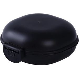 Le NoirPorte-Savon en Plastique avec Couvercle résistant à l'eau Portable boîte à Savon Porte-conteneur de Savon pour la Douche à Domicile Camping en Plein air - Neuf