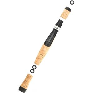 Lbgwp60-Kitde Réparation De Poignée De Canne À Pêche, Porte-Moulinet Et Poignée De Canne À Pêche Portables, Poignée En Liège - Neuf