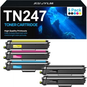 TN241 TN245 Cartouche de Toner Compatible pour TN-241 TN-245 pour MFC-9330CDW DCP-9020CDW MFC-9340CDW HL-3140CW HL-3150CDW MFC-9140CDN HL-3170CDW (Noir Cyan Jaune Magenta, Pack de 4) - Neuf