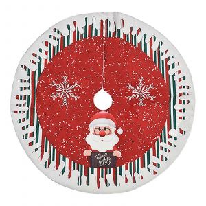 Jupe De Sapin Imprim&eacute;e Pour No&euml;l 78 Cm, D&eacute;corations Festives - Neuf