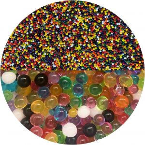 Kalanka-100 G De Granulés Retenant L'eau Coloré, Granulométrie 3.5-4 Mm, Décoration Pour Fleurs Et Plantes, 10 Litres Très Économique, Utilisation Polyvalente - Neuf