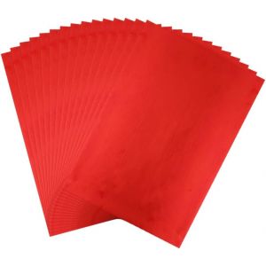 Lot De 50feuilles Papier D'aluminium R&eacute;actif Pour Travaux Manuels,Papier Holographique,Transfert Thermique,Scrapbooking,Estampage,Papier Cartonn&eacute;,Transfert Thermique,Accessoires Bricolage,20,1x29cm - Neuf