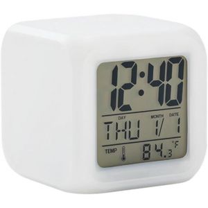 KAL-Horloges Numériques Horloge De Sommeil De Chevet Avec 7 Veilleuses De Couleur Changeante Pour Les Tout-Petits Garçons Filles - Neuf