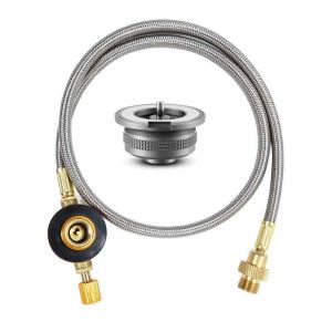 Adaptateur De Gaz Pour Poêle De Camping En Plein Air,Convertisseur De Poêle Fendu,Adaptateur De Gaz Butane,Accessoires D'équipement De Camping Pour Pique-Nique - Type Tube And Adapter - Neuf