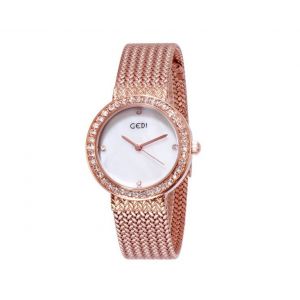 Montre-Bracelet Simple Et D&eacute;contract&eacute;e Pour Femme, 22 Cm, 82006, Quartz &Eacute;tanche, Bracelet En Alliage, Cadran 30 Mm - Neuf