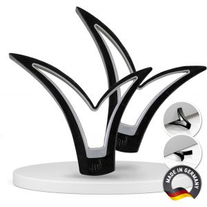 KALANKA-, Lot de 2 cales de porte utilisables pieds nus - Noir - Neuf