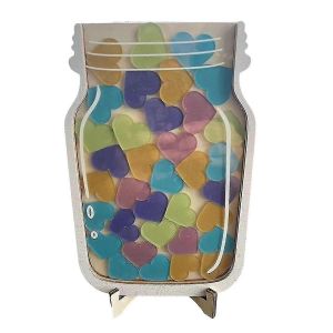 Pot De Récompense Étoile Pour Enfants Points De Récompense Récompense Apprentissage De L'autodiscipline Pot De Récompense Ornements En Bois D'étoile - Neuf