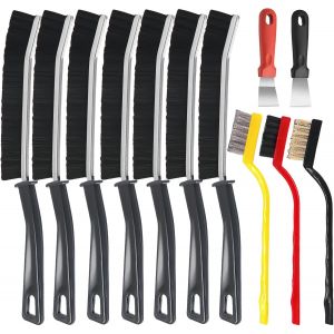 ChenQuanSarl-De Nettoyage &Agrave; Poils Durs 12 Pi&egrave;ces Pour Cuisine, Toilettes, Salle De Bain Et Maison, &Agrave; Joint Pour Carrelage Et Fente De Fen&ecirc;tre, Nettoyeur De Joints, - Neuf