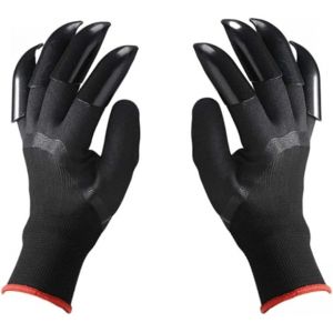 10 Paires de Haute Qualité des Gants de Jardin en Plastique ABS de Jardin en Caoutchouc des Gants avec des Griffes Rapide et Facile à Creuser et Planter pour Creuser la Plantation - Neuf